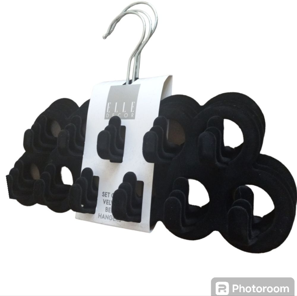 Skinny Velvet Hangers Pack of 3 anti-slip No Slip Organization compact NEW Soft